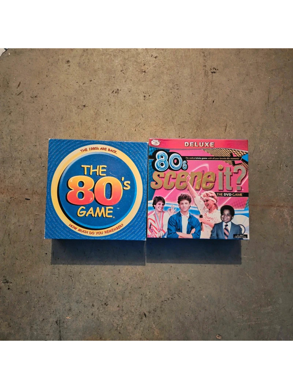 The 80's Game + Deluxe 80's Scene It? The DVD Game lot